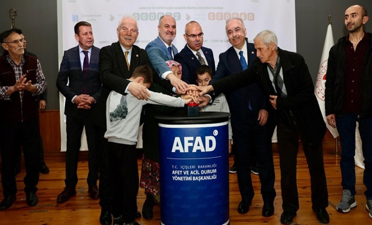Afet Konutları Kura Çekimi, Anahtar Teslim Töreni Yapıldı