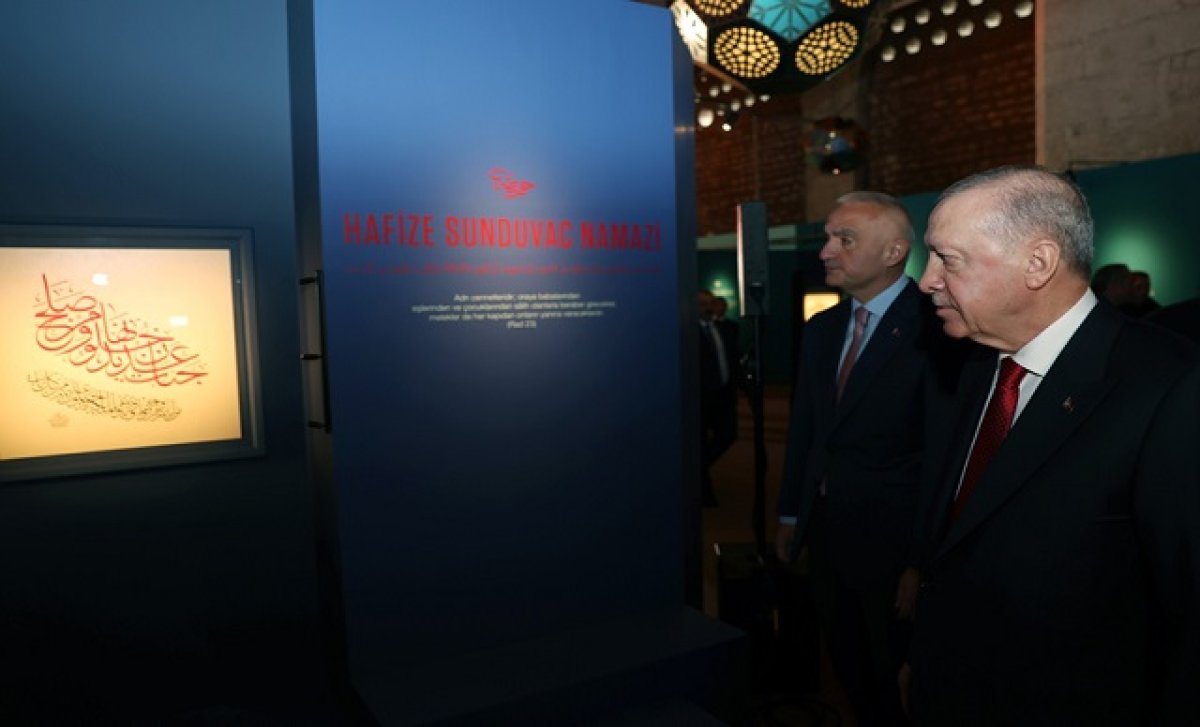 Cumhurbaşkanı Erdoğan, Hane İslam Eserleri Sergisi’nin Açılışını Yaptı