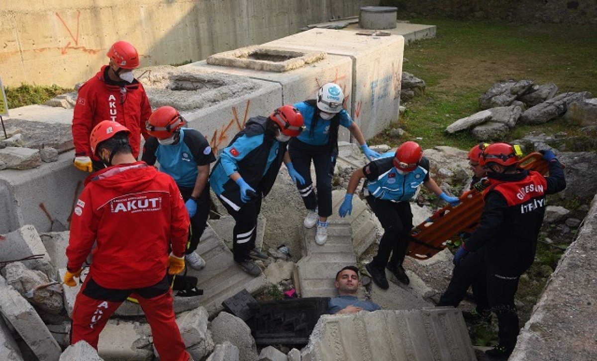 DEPREM TATBİKATI BAŞARIYLA UYGULANDI