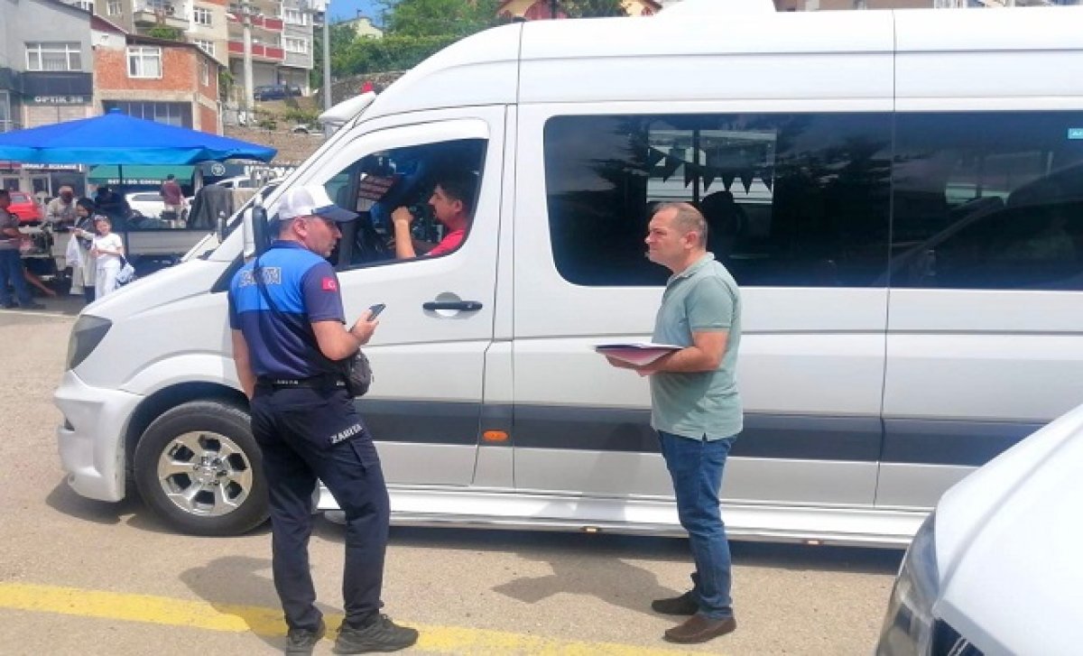Giresun Belediyesinden Dolmuşlara Sıkı Denetim