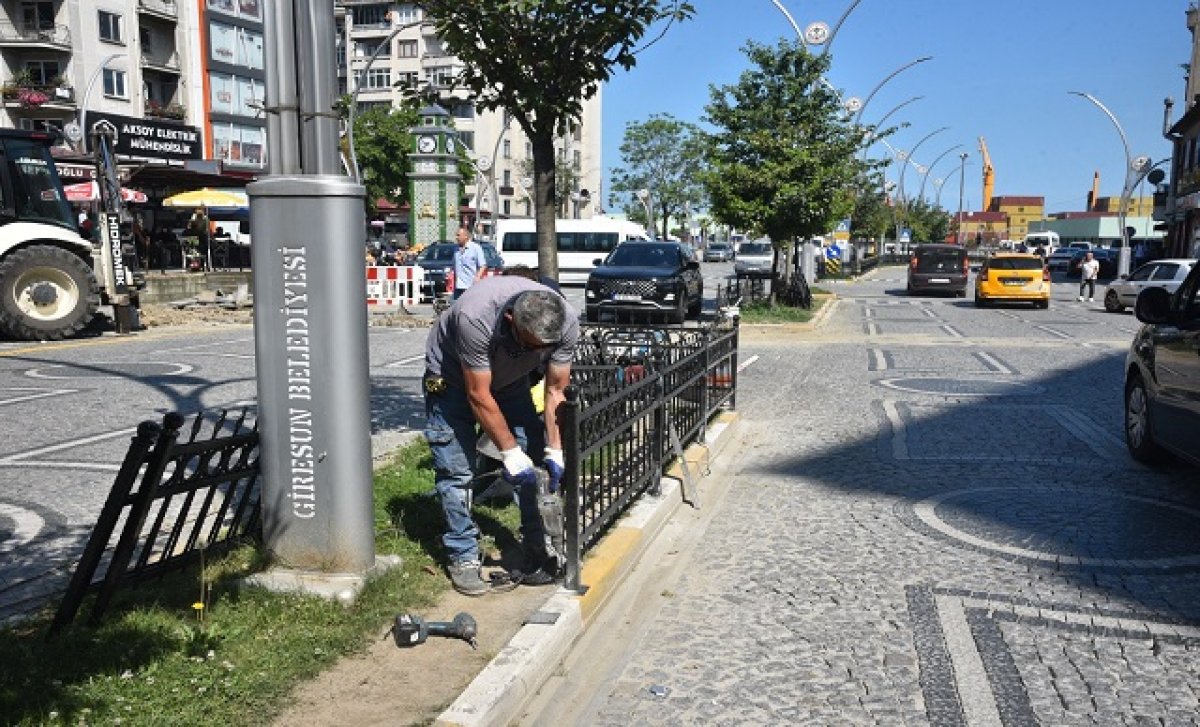 Giresun Belediyesinden Yoğun Mesai
