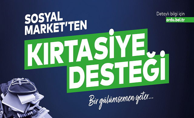 ÖĞRENCİLERE SOSYAL MARKET DESTEĞİ
