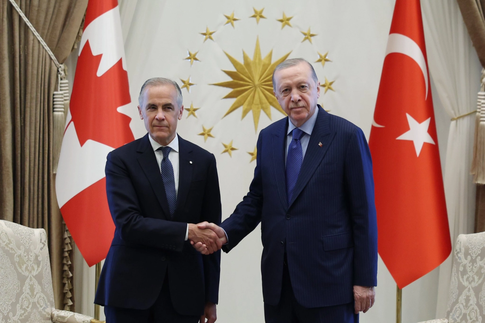 Cumhurbaşkanı Erdoğan, Kanada Başbakanı Carney’i Külliye’de Ağırladı