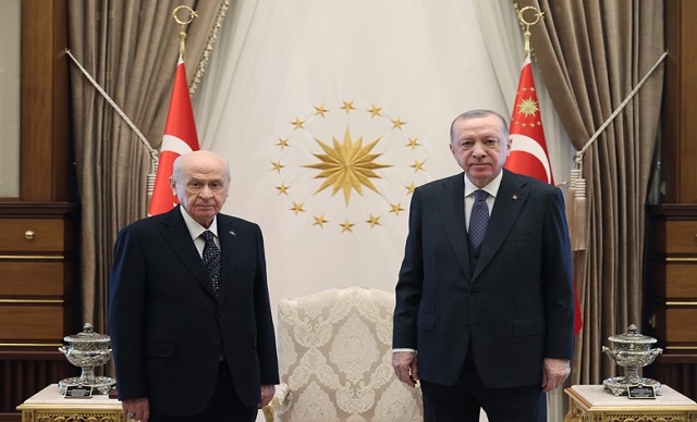 Erdoğan Bahçeli ile Görüştü