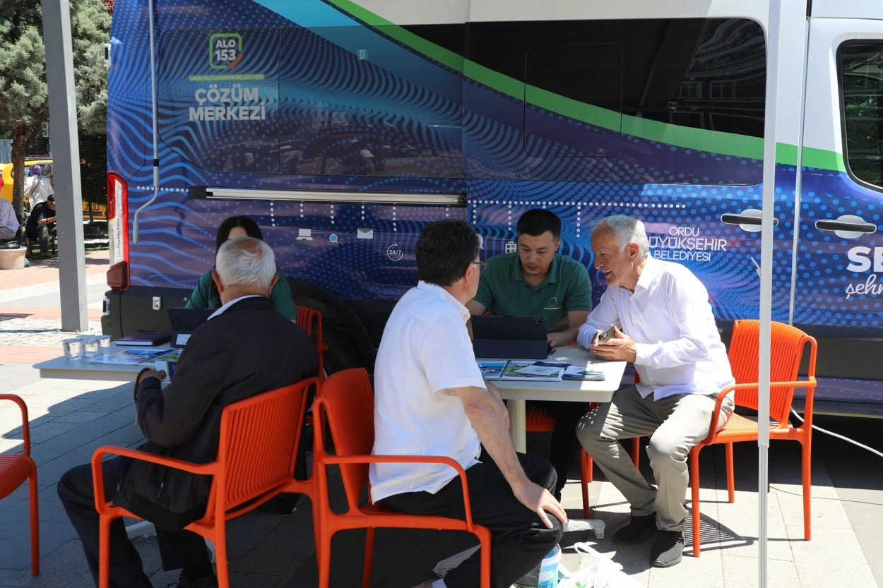Ordu Büyükşehir Çözüm Merkezi İlçelerde Vatandaşla Buluşuyor