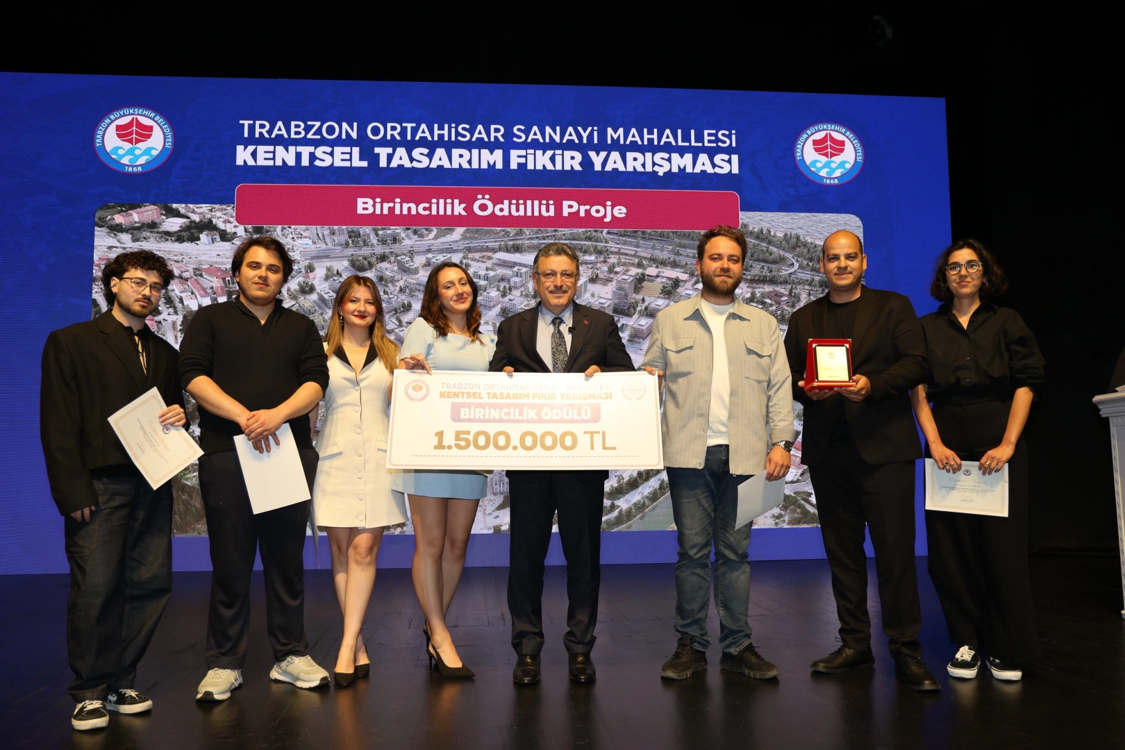 Ortahisar Kentsel Tasarım Yarışmasında Ödüller Sahiplerini Buldu