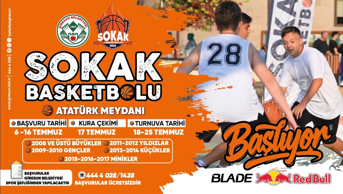 Sokak Basketbolu Heyecanı 18 Temmuz'da Başlıyor