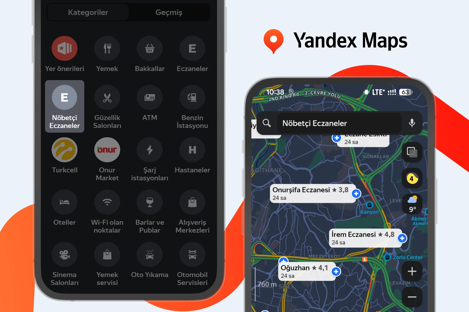 Yandex Maps, Nöbetçi Eczanelere Erişimi Kolaylaştırdı