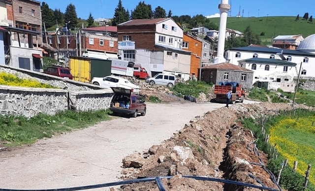 İÇME SUYU SORUNU ÇÖZÜLÜYOR